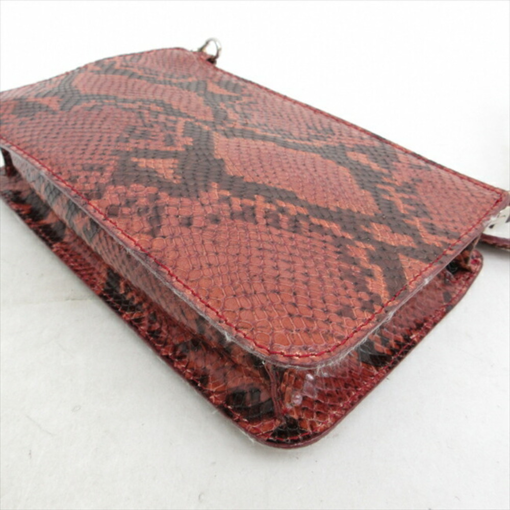 Furla Shoulder Bag Python Style Brown - image 3